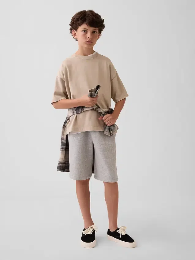 Pantalones cortos holgados de sudadera Vintagesoft para niños