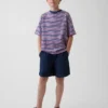 Pantalones cortos relajados de secado rápido para niños