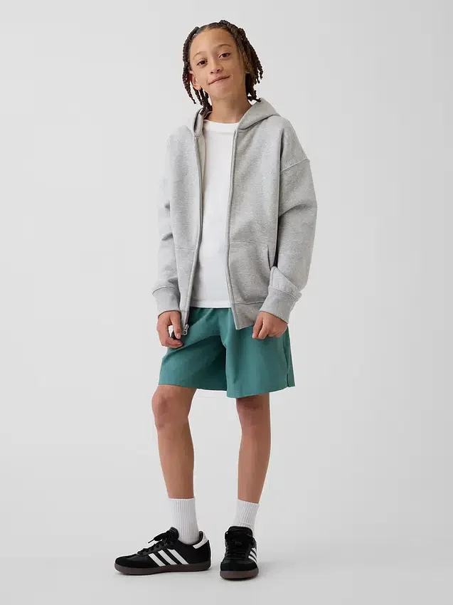 Pantalones cortos relajados de secado rápido para niños