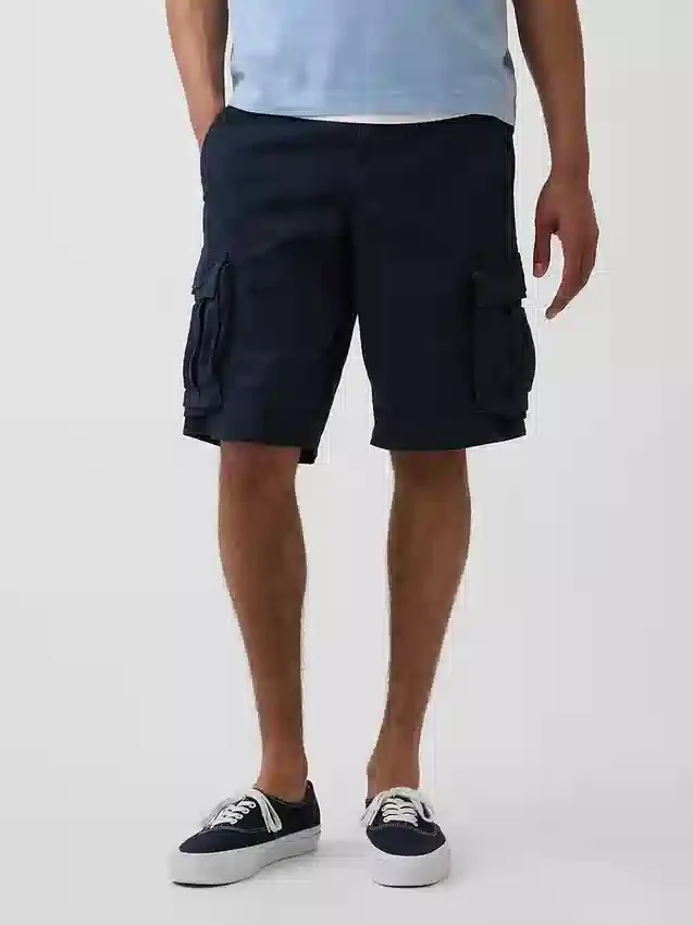 Pantalones cortos tipo cargo de corte holgado de 11"