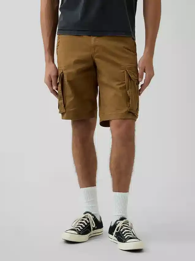 Pantalones cortos tipo cargo de corte holgado de 11"