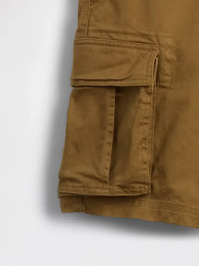 Pantalones cortos tipo cargo de corte holgado de 11"