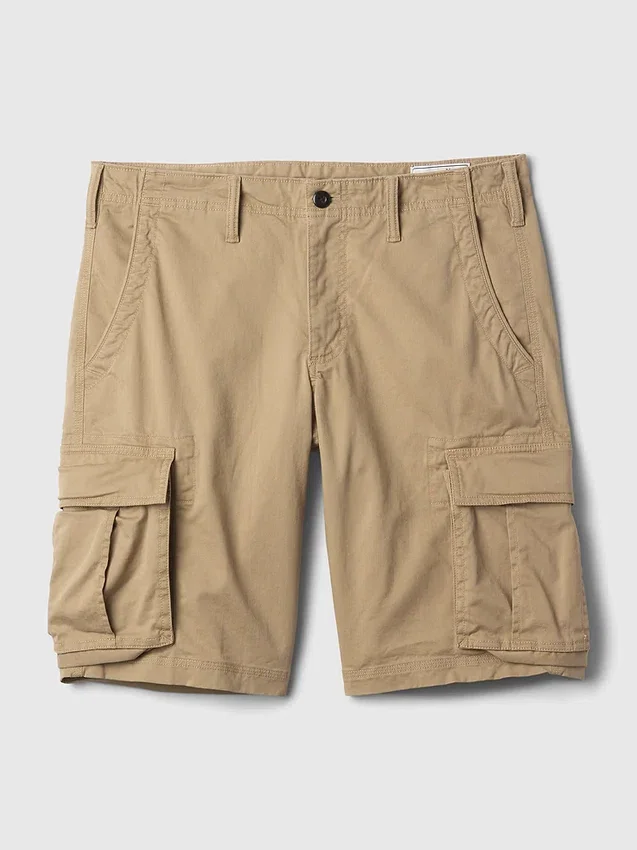 Pantalones cortos tipo cargo de corte holgado de 11"