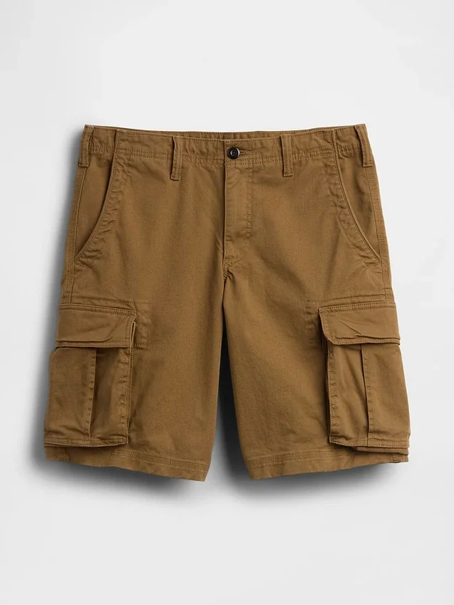 Pantalones cortos tipo cargo de corte holgado de 11"