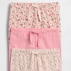 Pantalones de algodón orgánico sin cordón «Baby First Favorites» (paquete de 3)