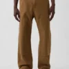 Pantalones de carpintero holgados de lona de los 90 con doble refuerzo en las rodillas