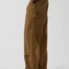 Pantalones de carpintero holgados de lona de los 90 con doble refuerzo en las rodillas
