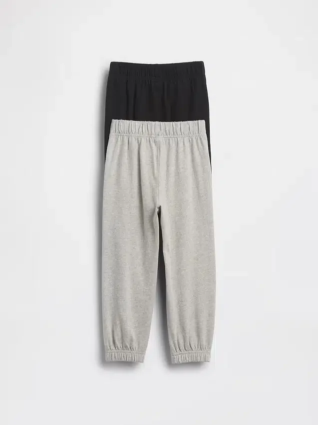 Pantalones de chándal combinables para bebés y niños (paquete de 2)