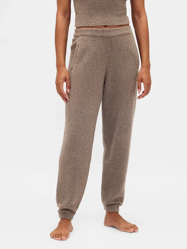 Pantalones de chándal de jerséu de bouclé CashSoft