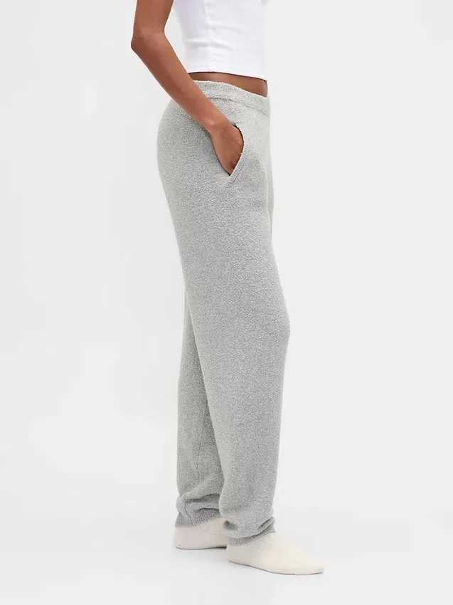 Pantalones de chándal de jerséu de bouclé CashSoft