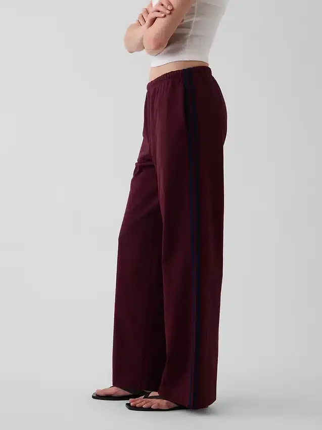 Pantalones de chándal holgados de tejido grueso