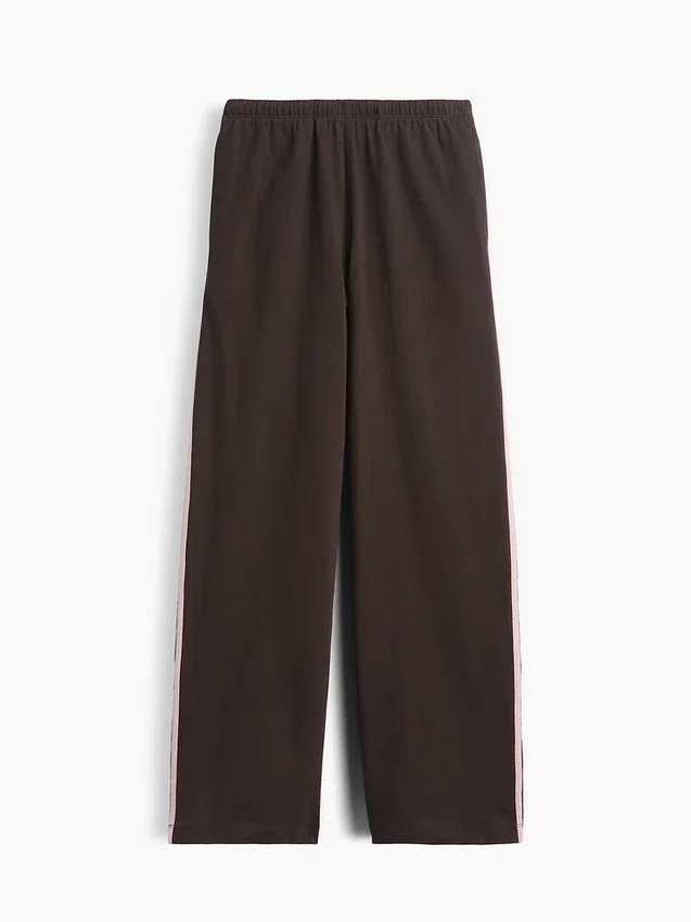 Pantalones de chándal holgados de tejido grueso