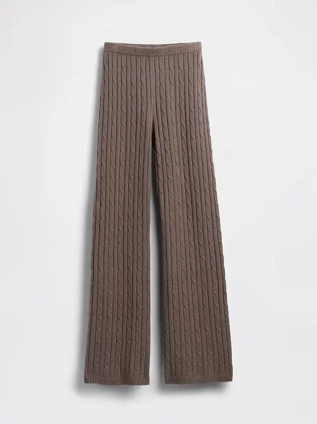 Pantalones de jersé con diseño de trenzado CashSoft