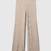 Pantalones de jerséu CashSoft con canalé ancho