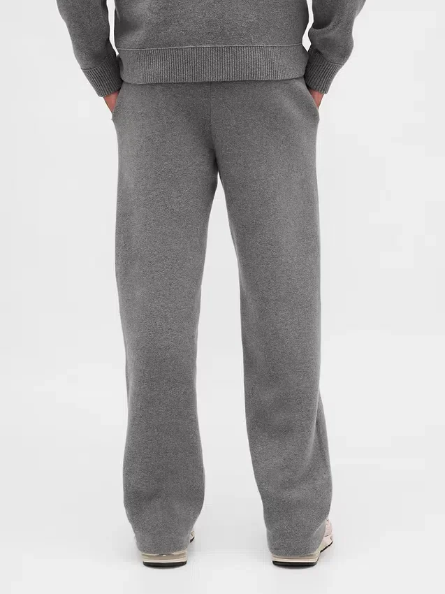 Pantalones de jerséu CashSoft de tejido grueso