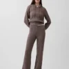 Pantalones de jerséu con tejido trenzado CashSoft