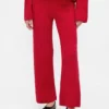 Pantalones de jerséu con tejido trenzado CashSoft
