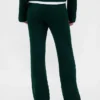Pantalones de jerséu con tejido trenzado CashSoft