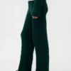 Pantalones de jerséu con tejido trenzado CashSoft