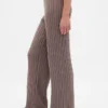 Pantalones de jerséu con tejido trenzado CashSoft