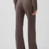 Pantalones de jerséu con tejido trenzado CashSoft