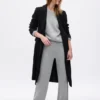 Pantalones de jerséu marrón con punto Shaker de CashSoft