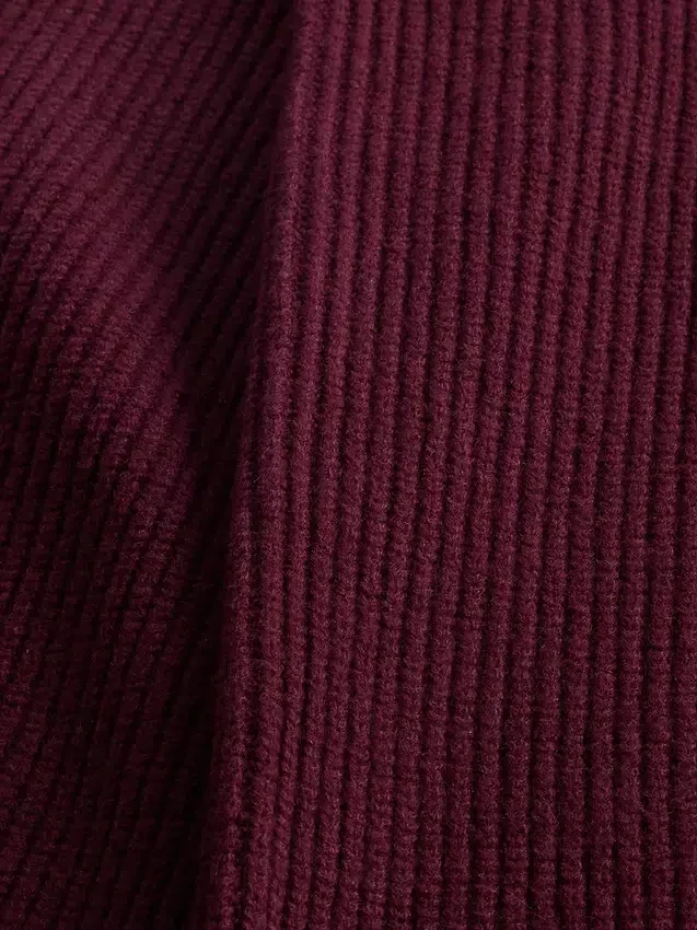 Pantalones de jerséu marrón con punto Shaker de CashSoft