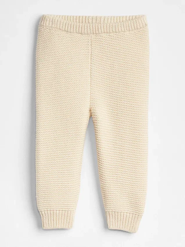 Pantalones de jerséu para bebé