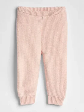 Pantalones de jerséu para bebé