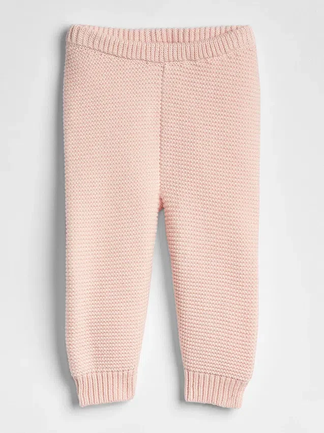 Pantalones de jerséu para bebé