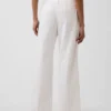 Pantalones de mezcla de lino de talle bajo 365