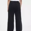 Pantalones de mezclilla plisados ultrasuaves de talle alto 365