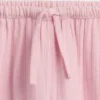 Pantalones de pierna ancha de gasa de algodón para niños