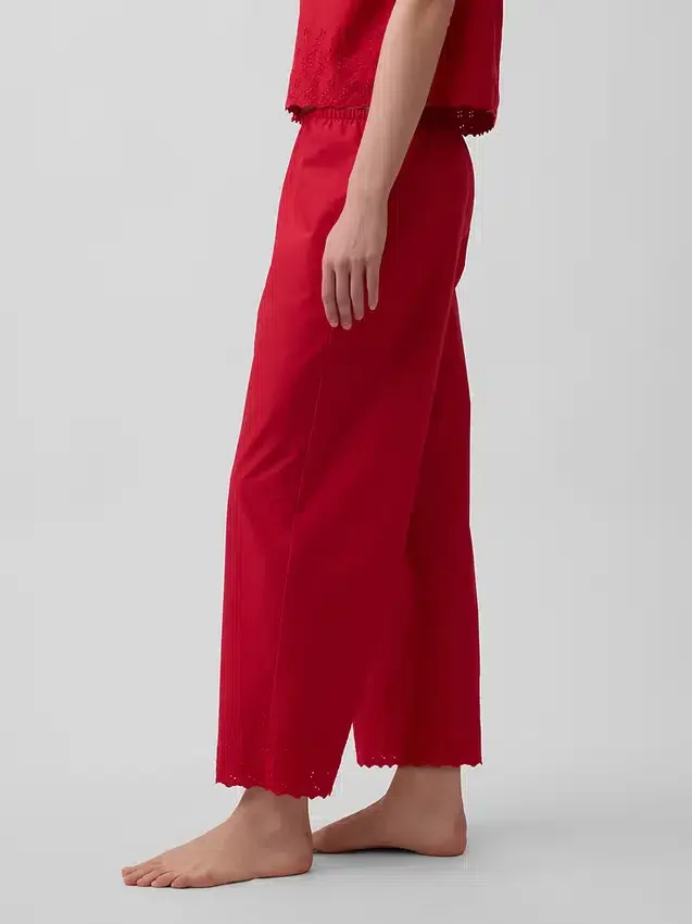 Pantalones de pijama bordados