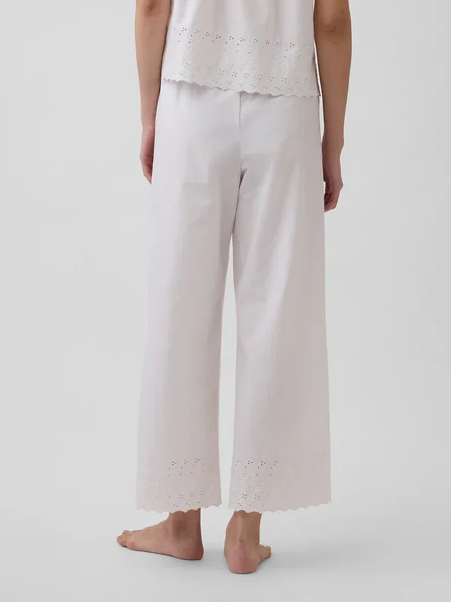 Pantalones de pijama bordados