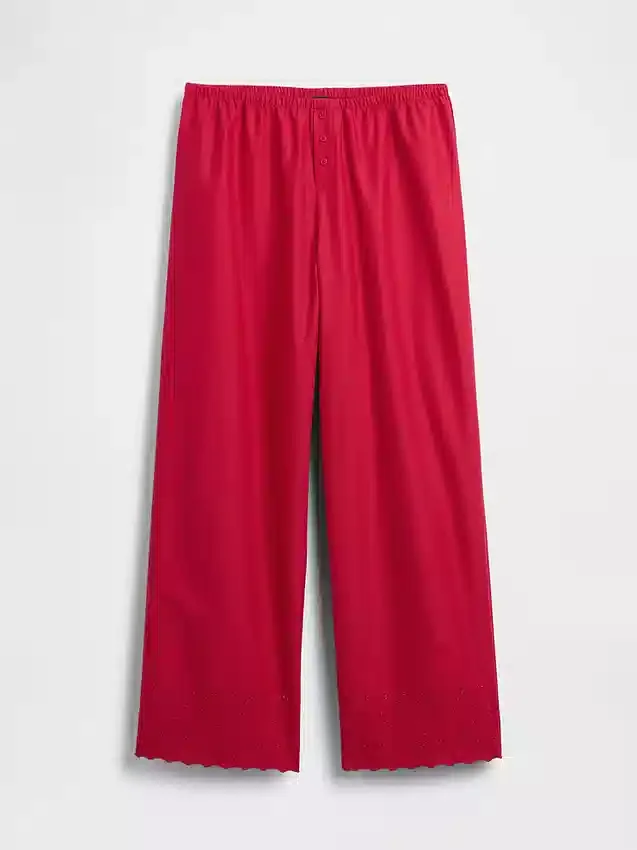 Pantalones de pijama bordados
