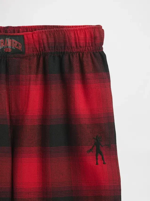 Pantalones de pijama de franela reciclada para niños de Stranger Things