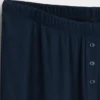 Pantalones de pijama de pierna ancha con costuras en mini