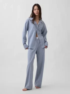Pantalones de pijama de popelín