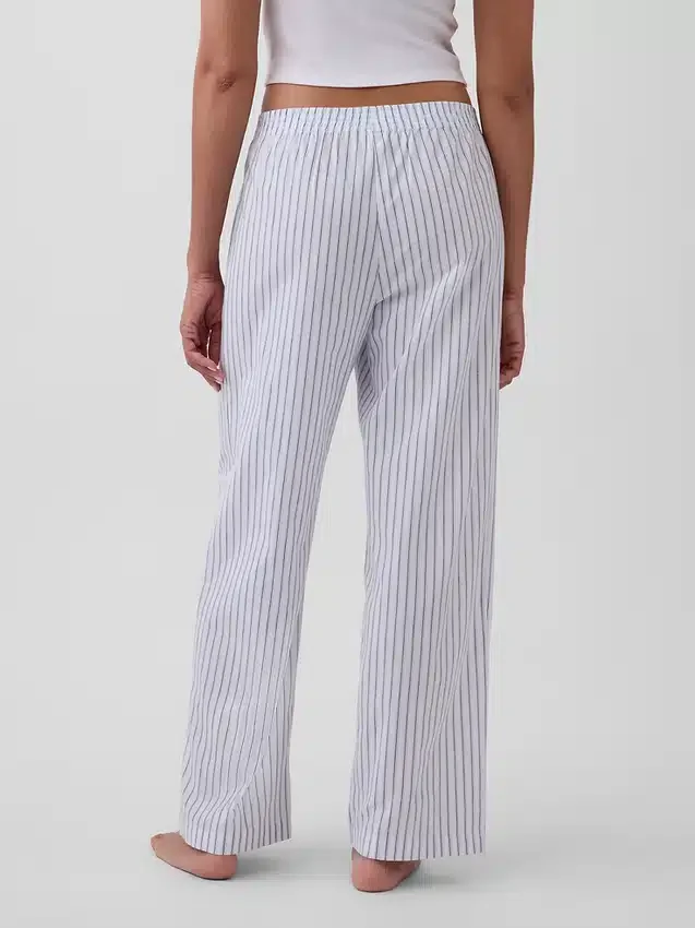 Pantalones de pijama de popelín