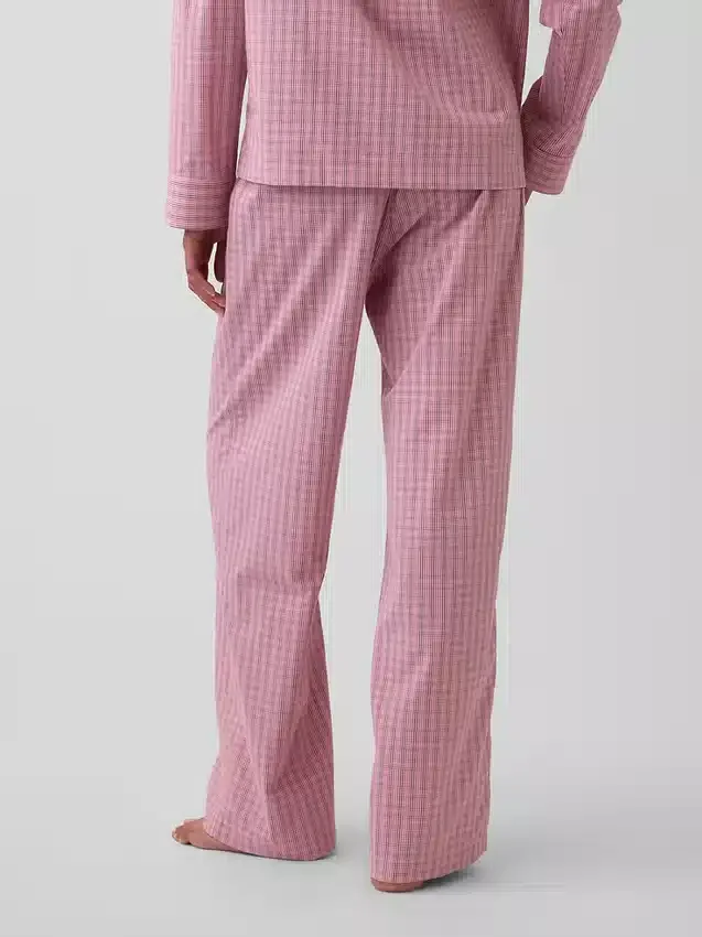 Pantalones de pijama de popelín