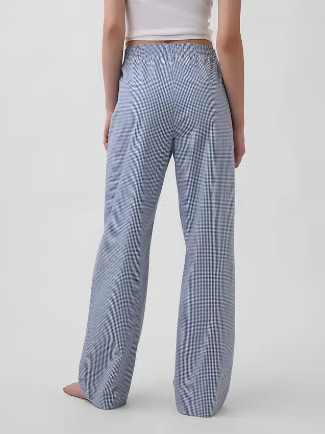 Pantalones de pijama de popelín