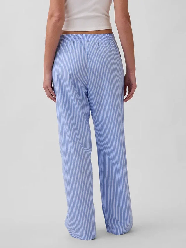 Pantalones de pijama de popelín