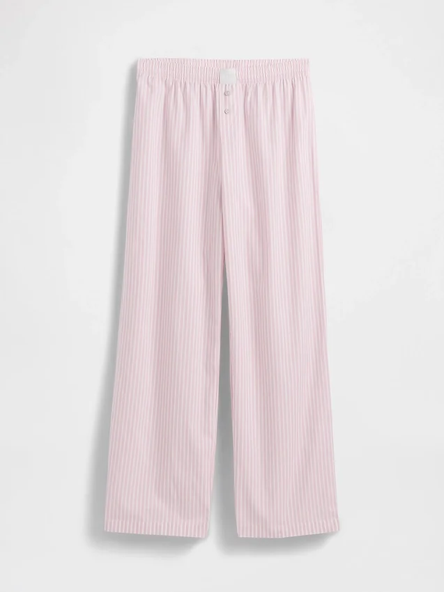Pantalones de pijama de popelín