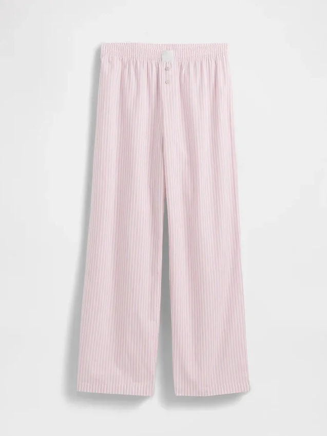 Pantalones de pijama de popelín