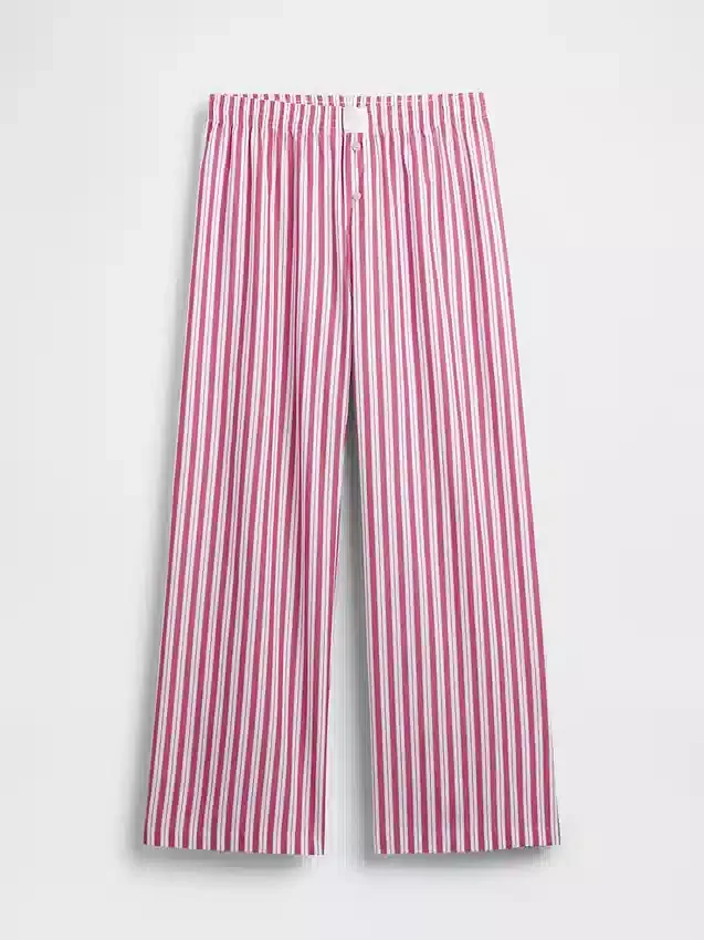 Pantalones de pijama de popelín