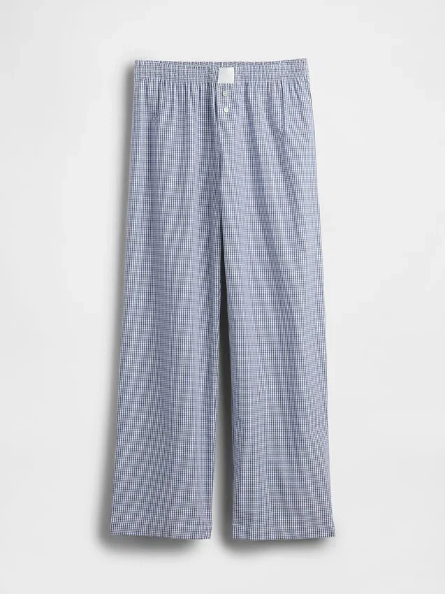 Pantalones de pijama de popelín