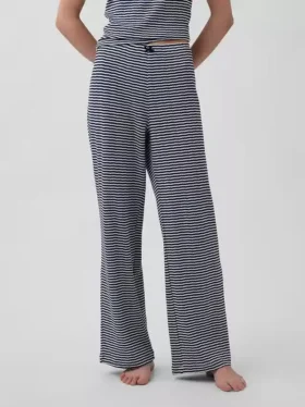 Pantalones de pijama de punto pointelle