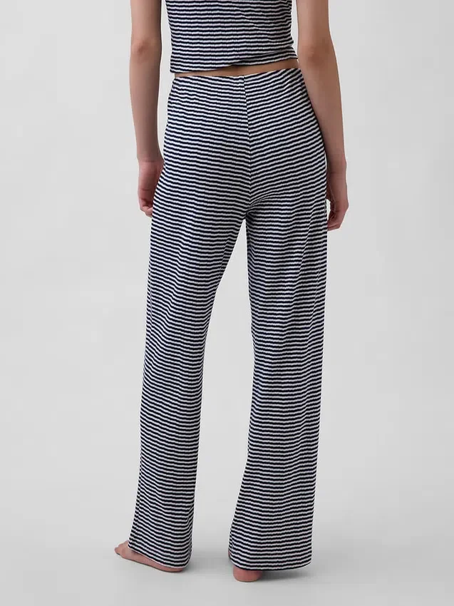 Pantalones de pijama de punto pointelle