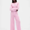 Pantalones de pijama ligeros CashSoft con diseño de corazones en punto Pointelle
